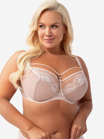 Gorsenia Classic Bra 'K496 Paradise' in Beige