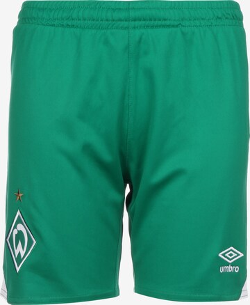 UMBRO Regular Sporthose 'SV Werder Bremen' in Grün: predná strana