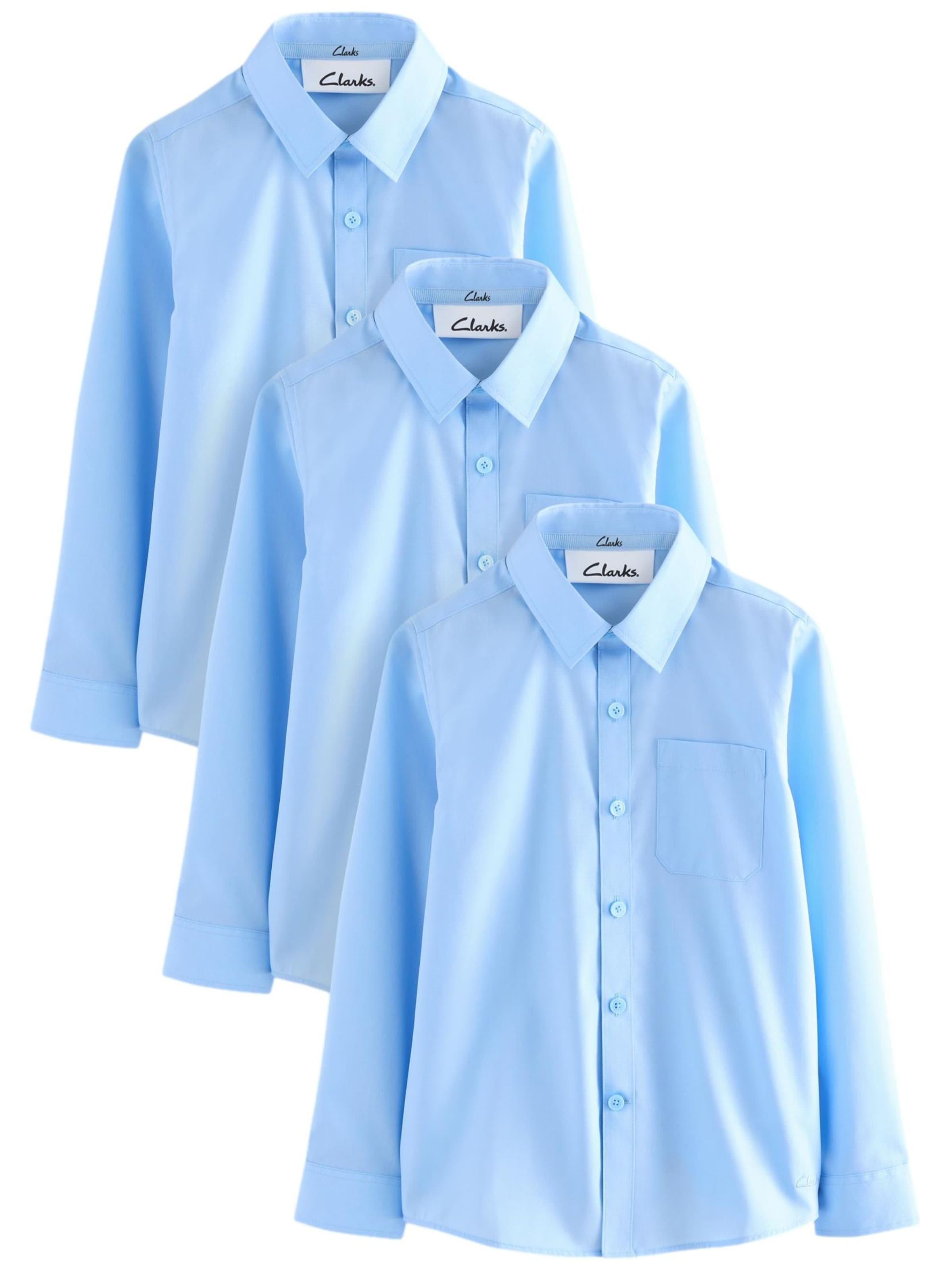 CLARKS Regular fit Overhemd in Blauw: voorkant