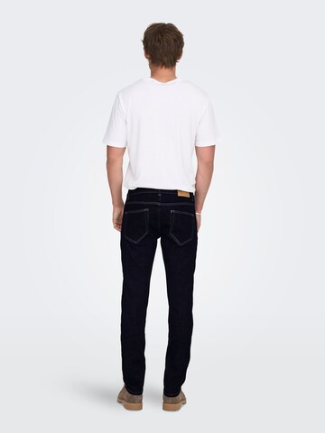 Coupe slim Jean 'ONSWeft' Only & Sons en bleu