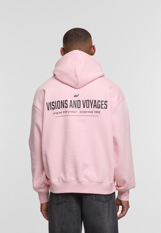 DEF Sweatshirt 'Visions' in Pink: Vorderseite