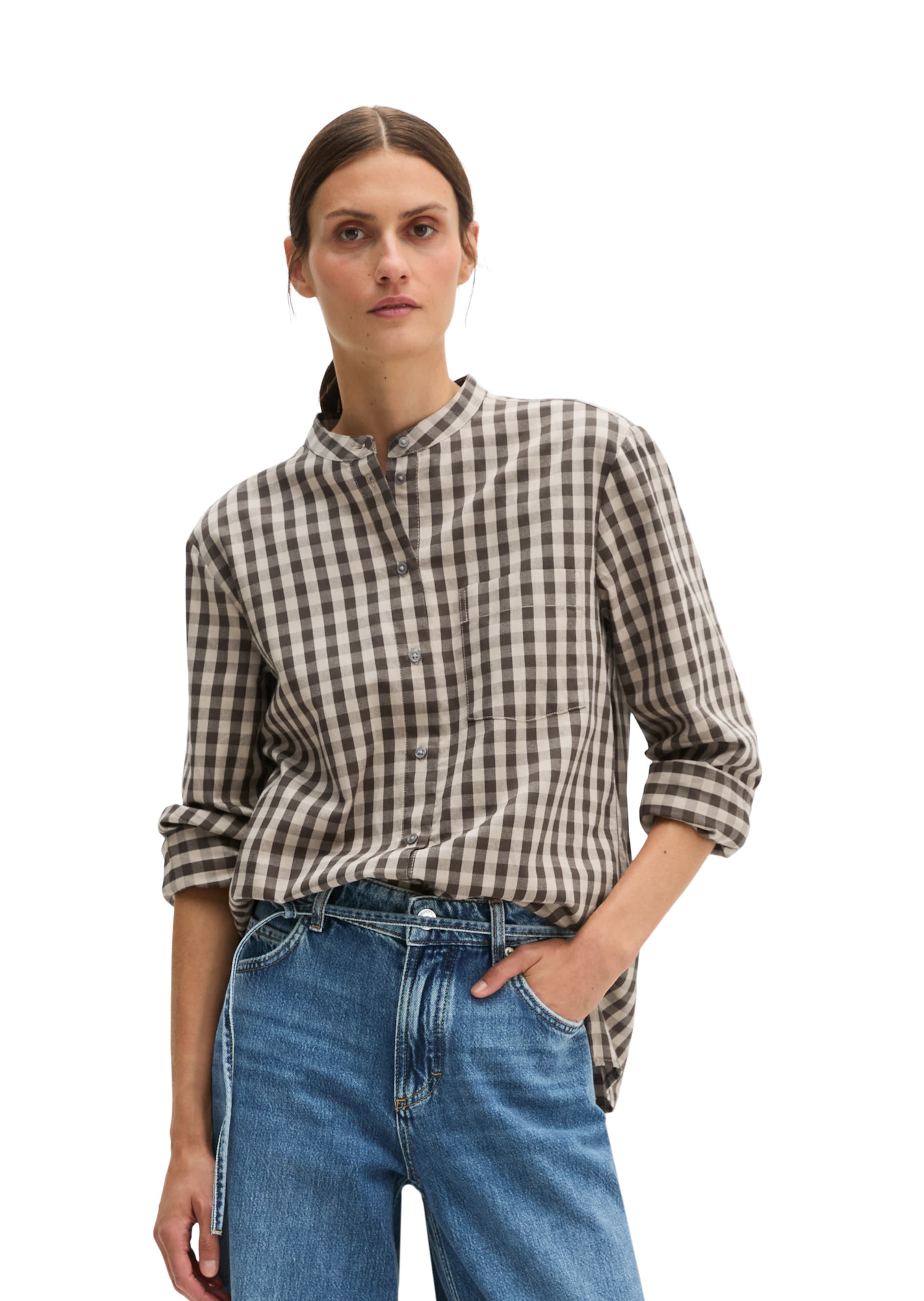 Marc O'Polo Blouse in Beige: voorkant