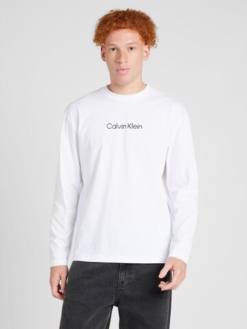 Calvin Klein Bluser & t-shirts 'HERO' i hvid: forside