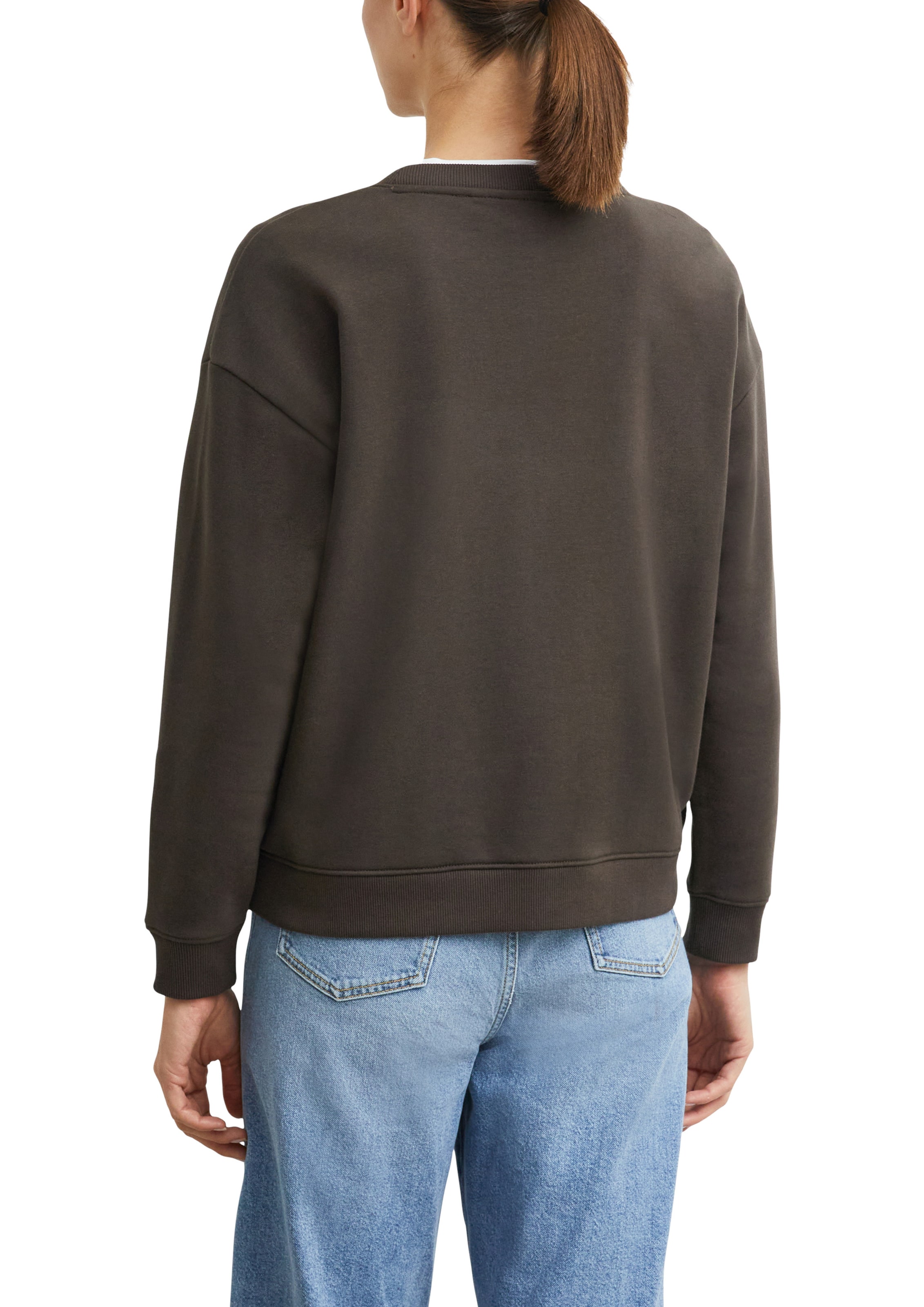 COMMA Sweatshirt in Brown