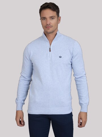 Sir Raymond Tailor Sweater 'Sochi' in Blue: front