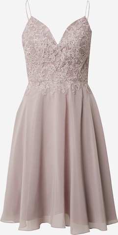 Unique Cocktail Dress in Pink: front