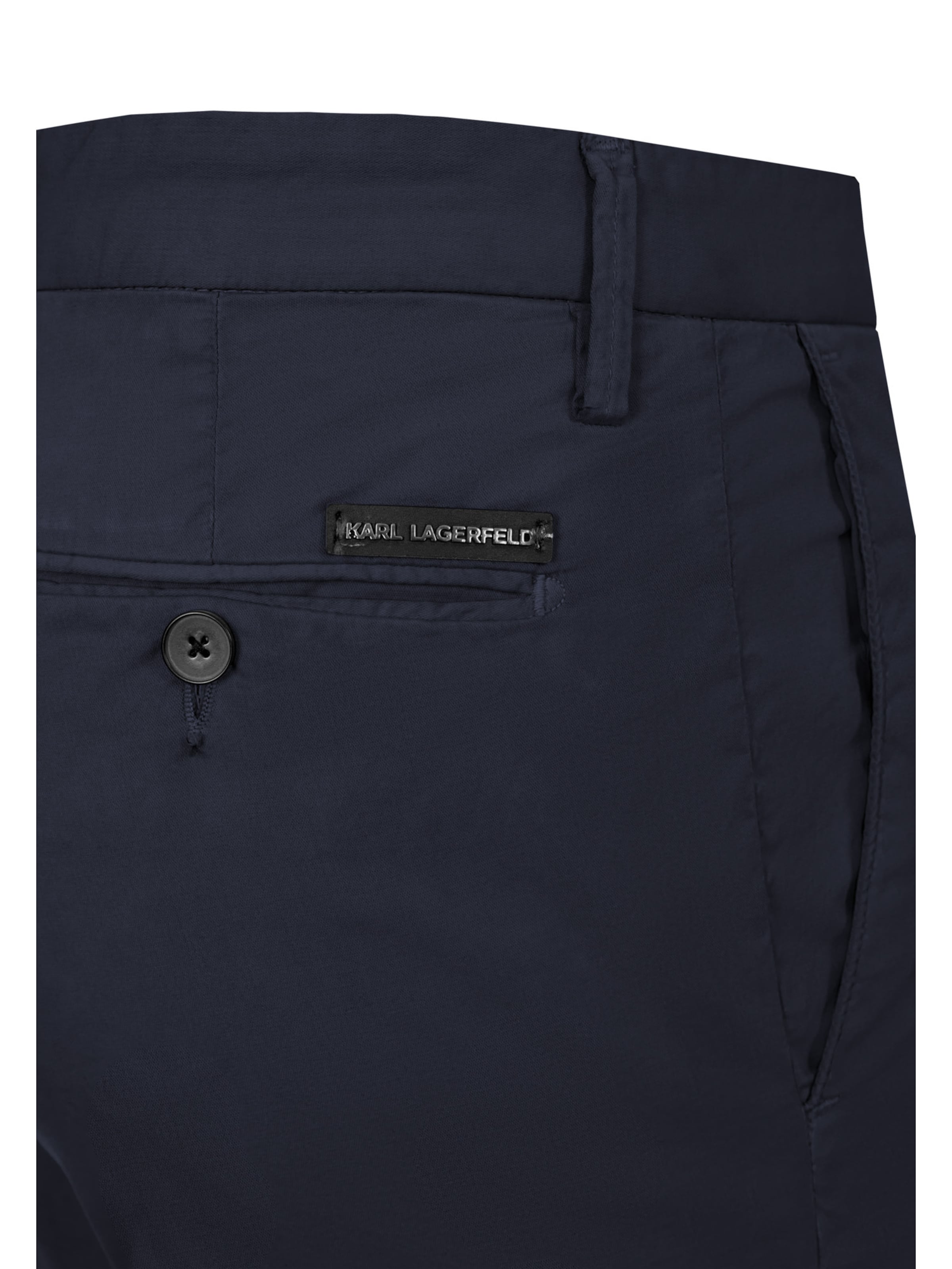 Karl Lagerfeld Regular Broek in Blauw
