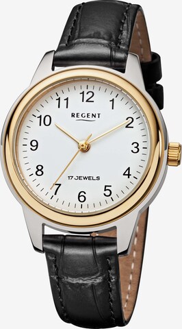 REGENT Analog Watch in Black: front