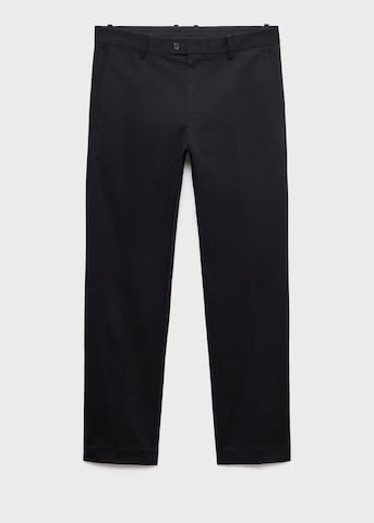 MANGO MAN Regular Pleated Pants 'Nicco' in Black