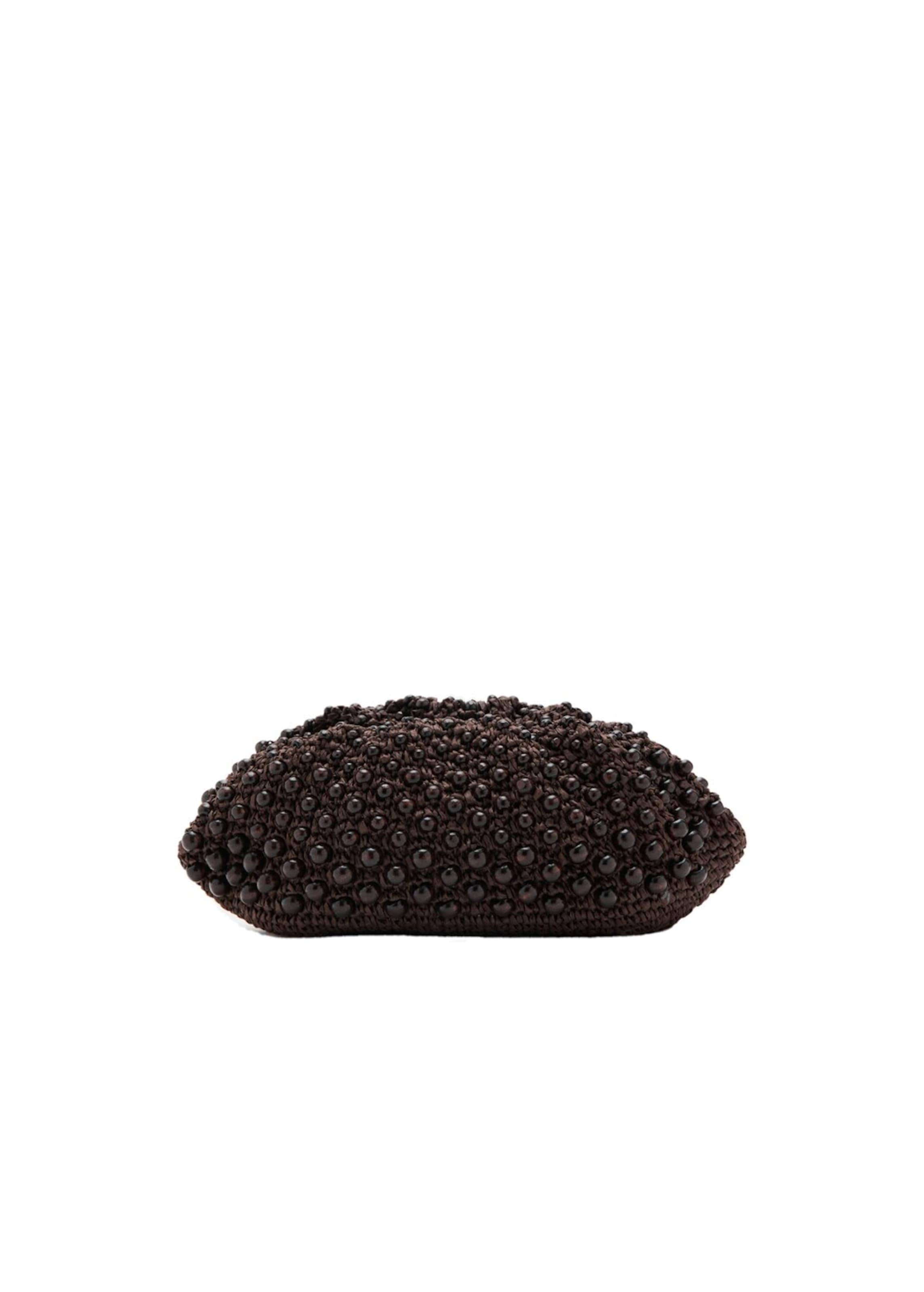 MANGO Clutch 'Puglia' in Brown: front