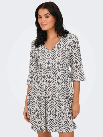 JDY Oversized jurk 'JDYDORA Korte jurk' in Blauw