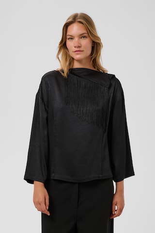 SOAKED IN LUXURY - Blusa 'Mirabella ' em preto: frente