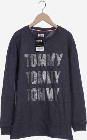 Tommy Jeans Sweatshirt & Zip-Up Hoodie in M in Blue: front