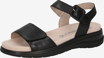 CAPRICE Sandale in Schwarz: Vorderseite