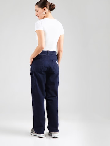 Carhartt WIP Loosefit Nadrág 'Pierce' - kék
