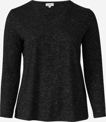 s.Oliver Shirt in Zwart: voorkant
