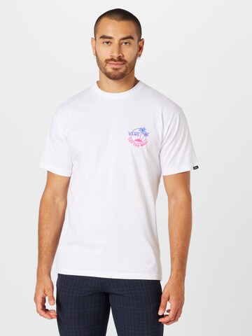 VANS T-shirt 'CLASSIC' i vit: framsida