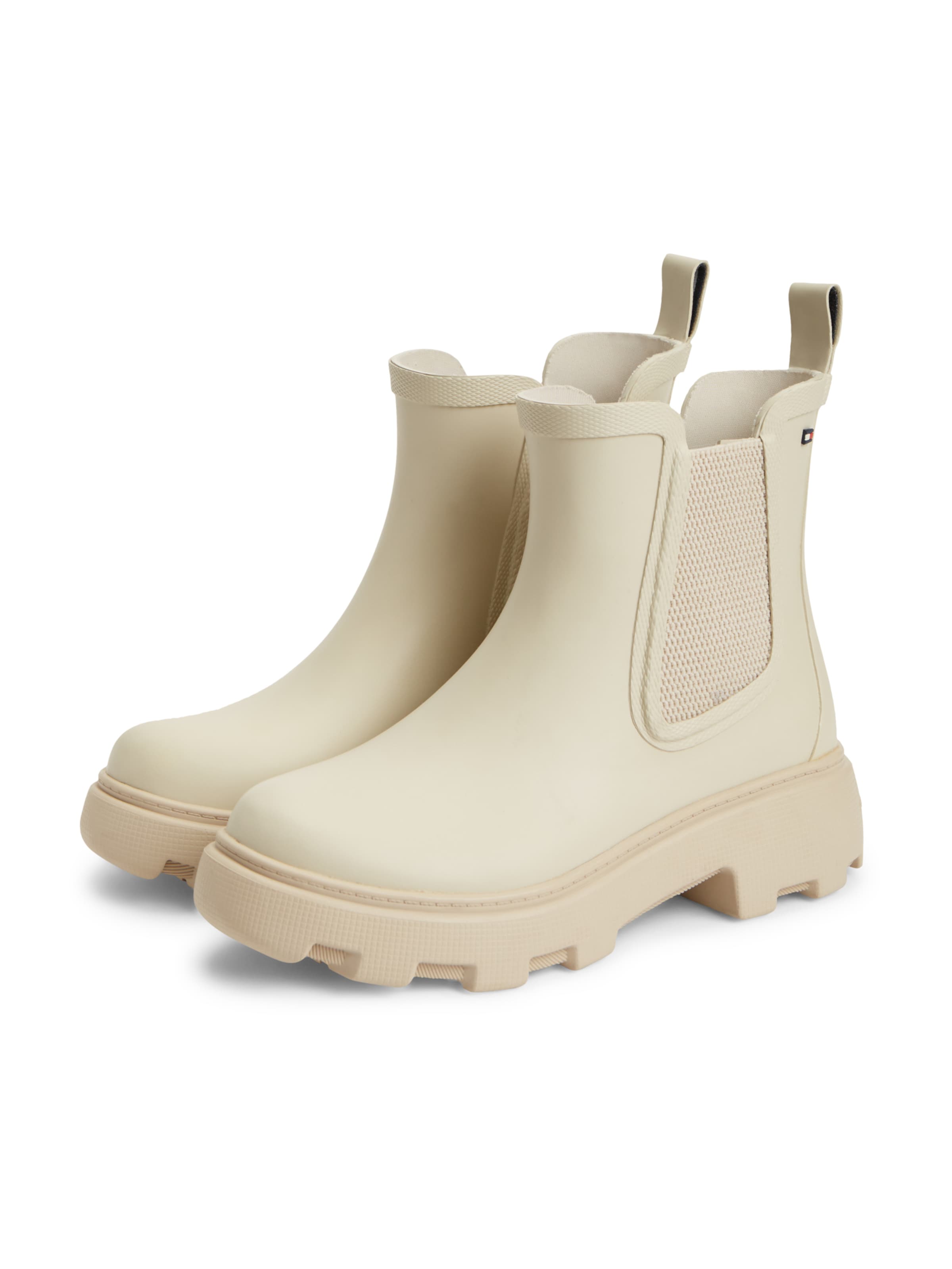 TOMMY HILFIGER - Botas de borracha em bege