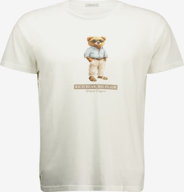 T-Shirt 'RICHBEAR' Deeluxe en blanc : devant