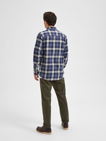 SELECTED HOMME Regular Fit Hemd in Blau