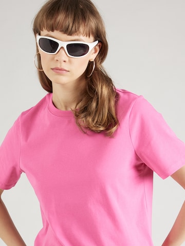 PIECES - Camisa 'RIA' em rosa