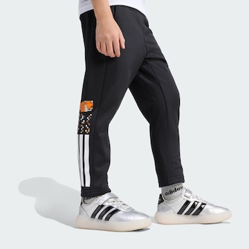ADIDAS SPORTSWEAR Regular Workout Pants 'Minecraft' in Black