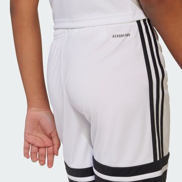 Regular Pantalon de sport 'Squadra 25' ADIDAS PERFORMANCE en blanc