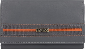 mano Wallet 'Don Leonardo' in Grey: front