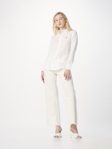Bluză de la Polo Ralph Lauren pe alb