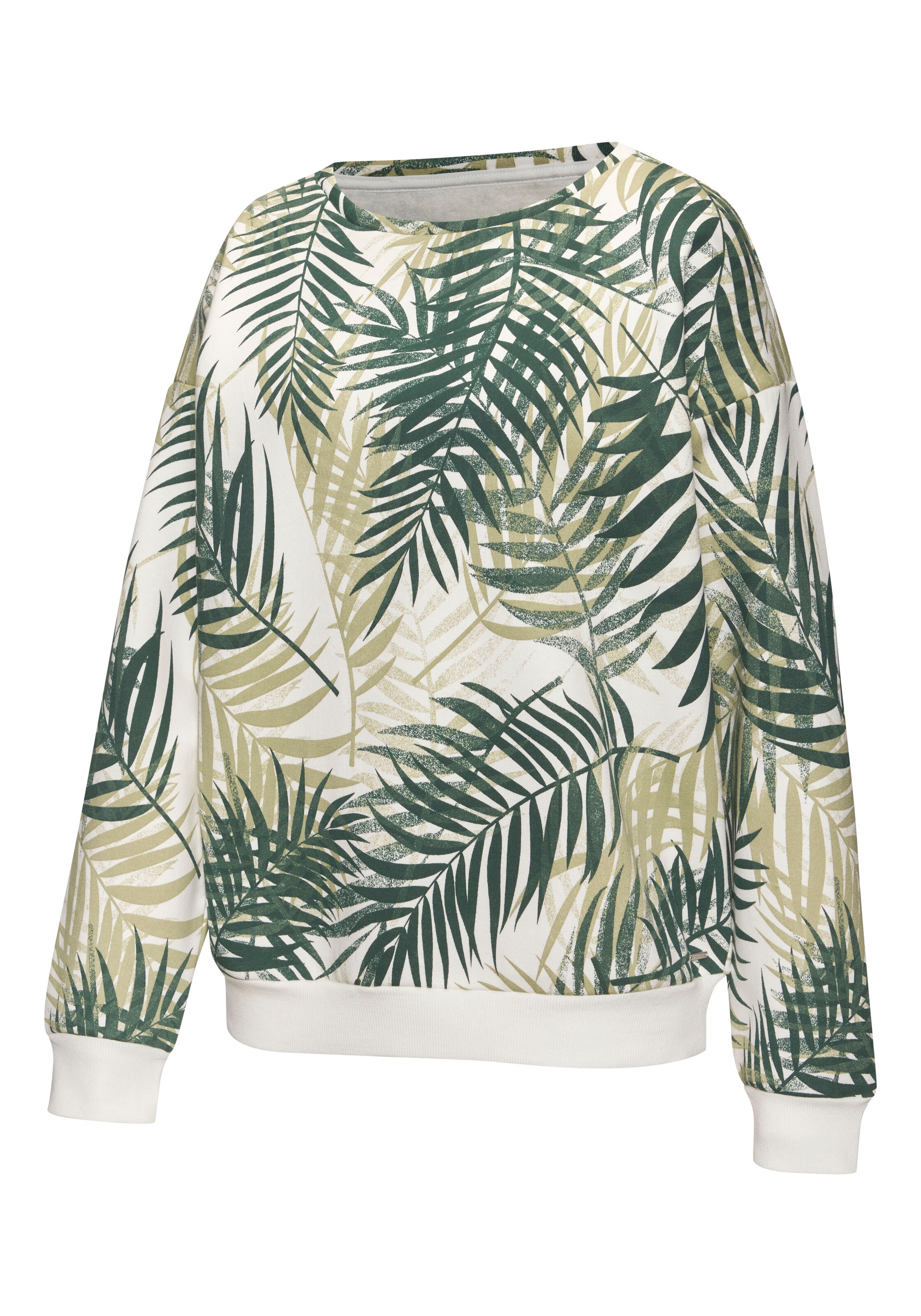 Sweat-shirt LASCANA en blanc