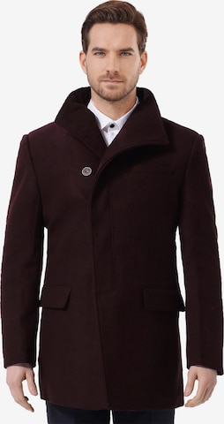 YOUTHUP Winter Coat in Red: front