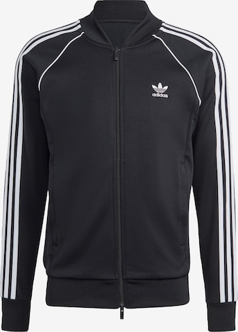 ADIDAS ORIGINALS - Sudadera con cremallera 'Adicolor Classics SST' en negro: frente