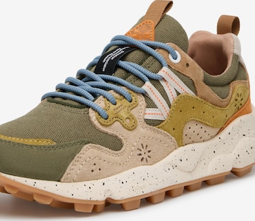 Flower Mountain Sneaker low 'YAMANO 3 UNI' in Grün: Vorderseite