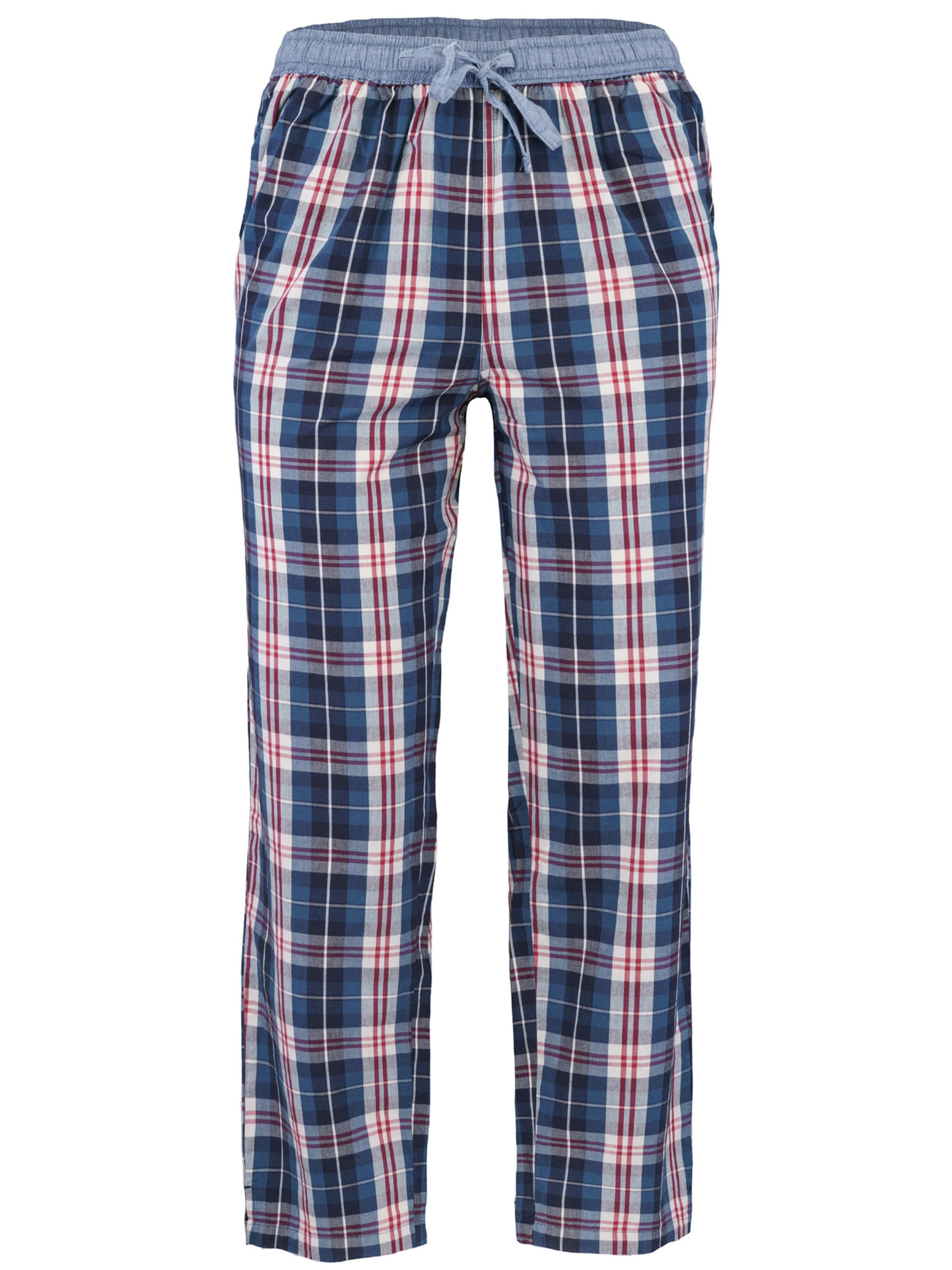 Pantalon de pyjama ' Olden Glory ' Luca David en bleu : devant