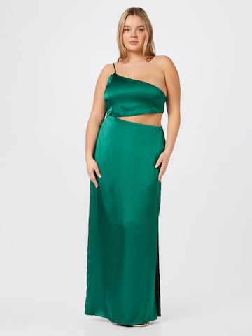 A LOT LESS Dress 'Graziana' in Green: front