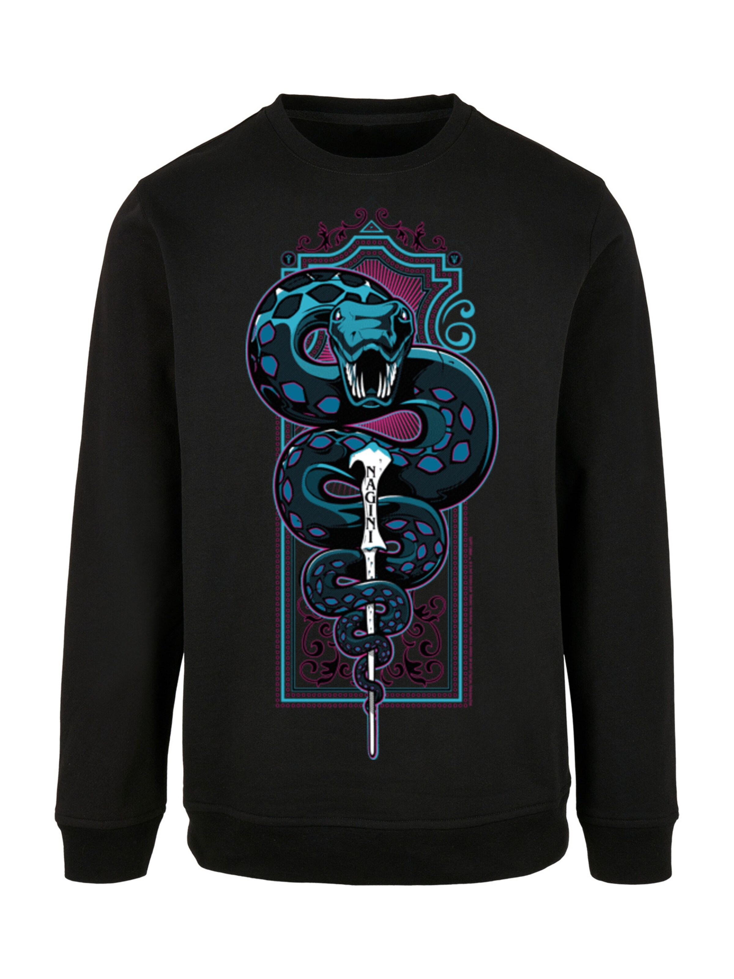 Sweat-shirt F4NT4STIC en noir : devant