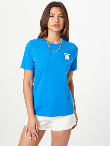 WOOD WOOD Shirt 'Mia' in Blauw: voorkant