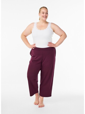 Zizzi Tapered Nadrág 'MALISA' - piros