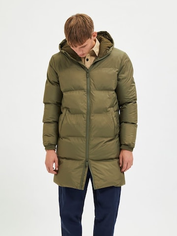 Veste d’hiver SELECTED HOMME en vert : devant