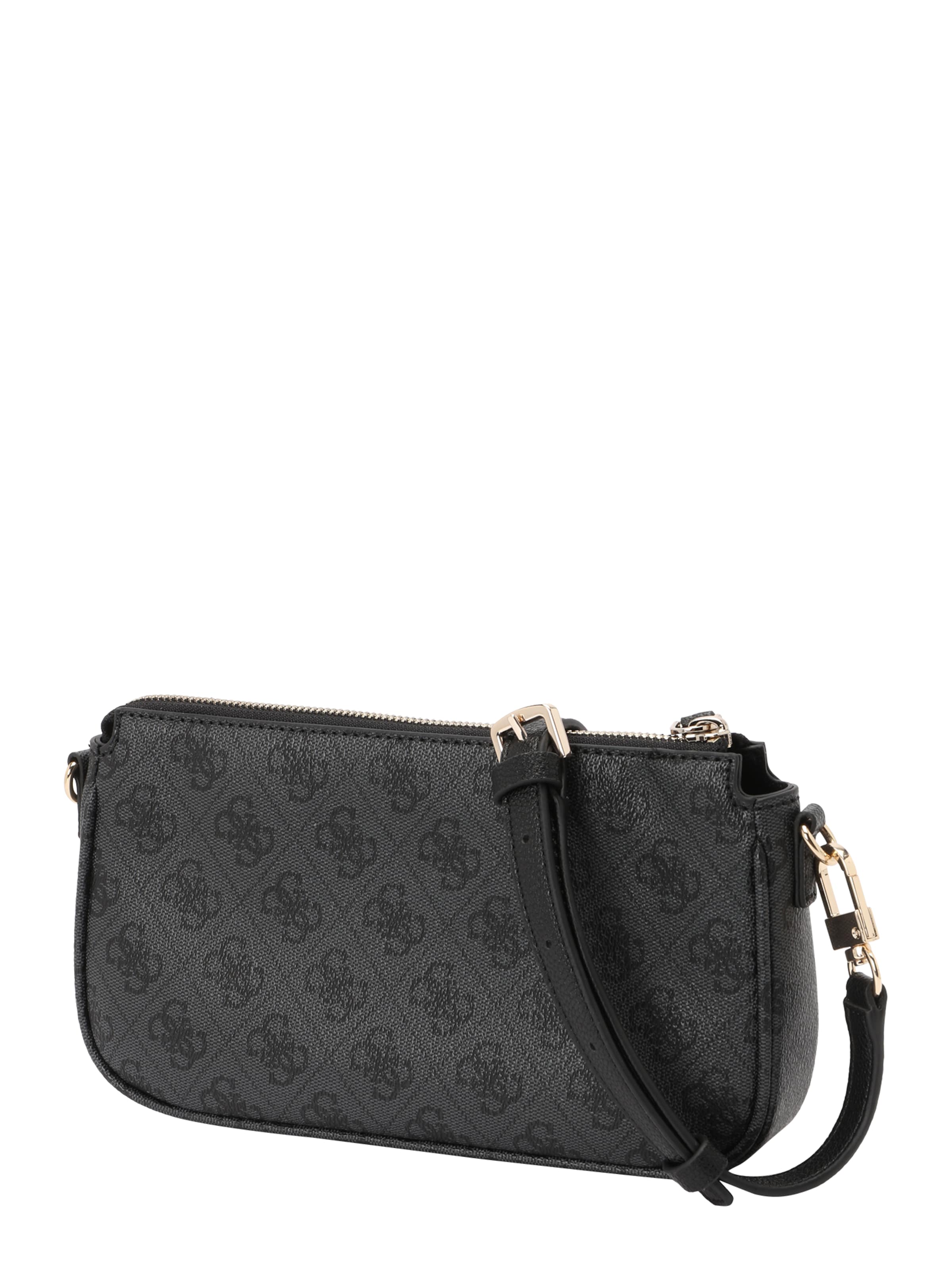 GUESS Τσάντα ώμου 'NOELLE II DBL POUCH CROSSBODY' σε γκρι