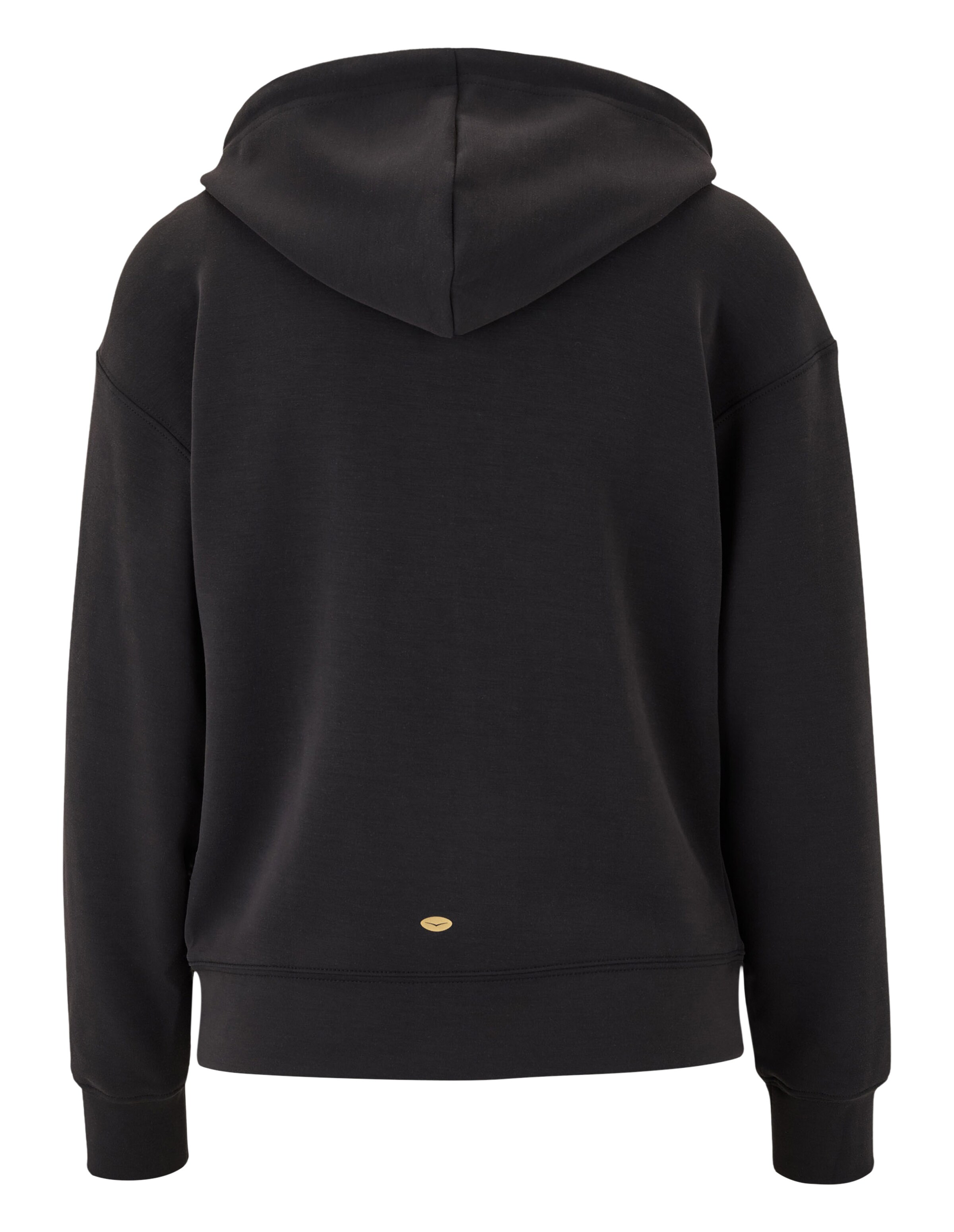 VENICE BEACH Zip-Up Hoodie in Black