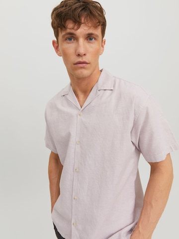 JACK & JONES Comfort Fit Hemd in Lila