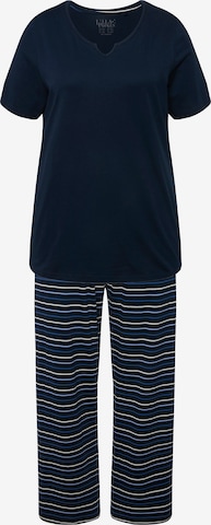 Ulla Popken Pajama in Blue: front