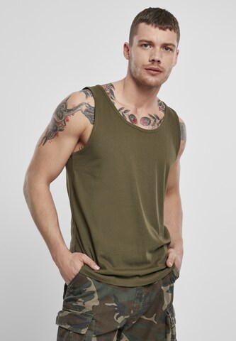 Brandit - Camiseta en verde: frente