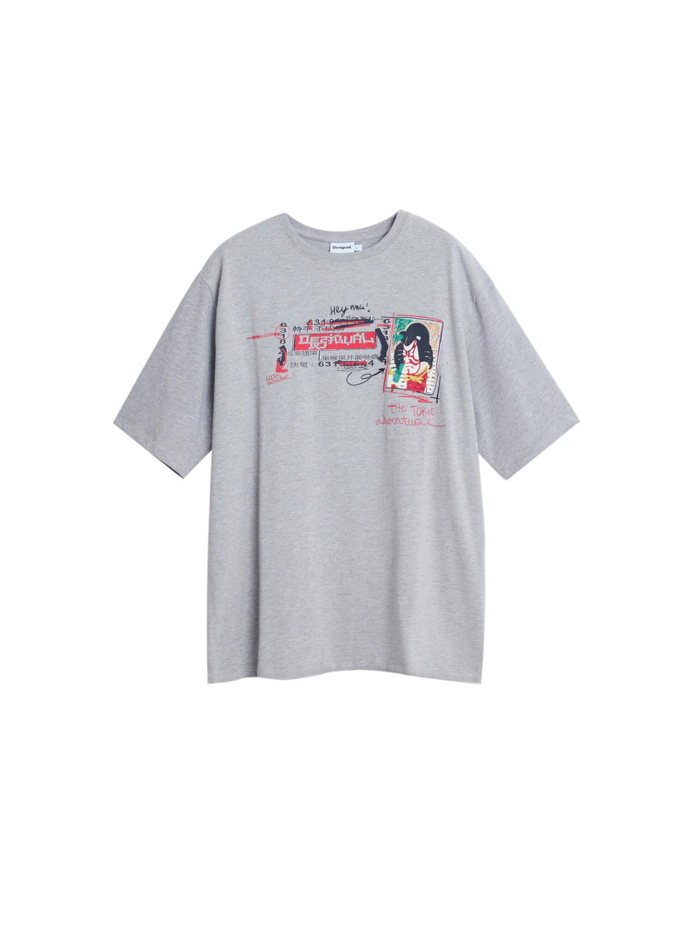 Desigual T-shirt i grå: framsida