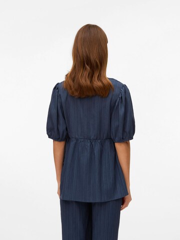 MAMALICIOUS Bluse i blå