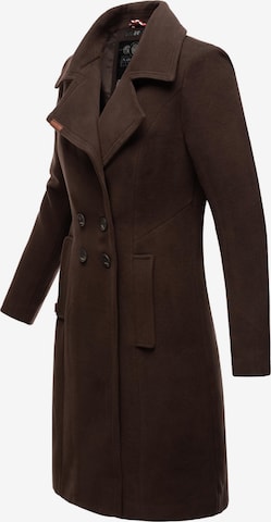 NAVAHOO Демисезонное пальто 'Wooly' в Коричневый