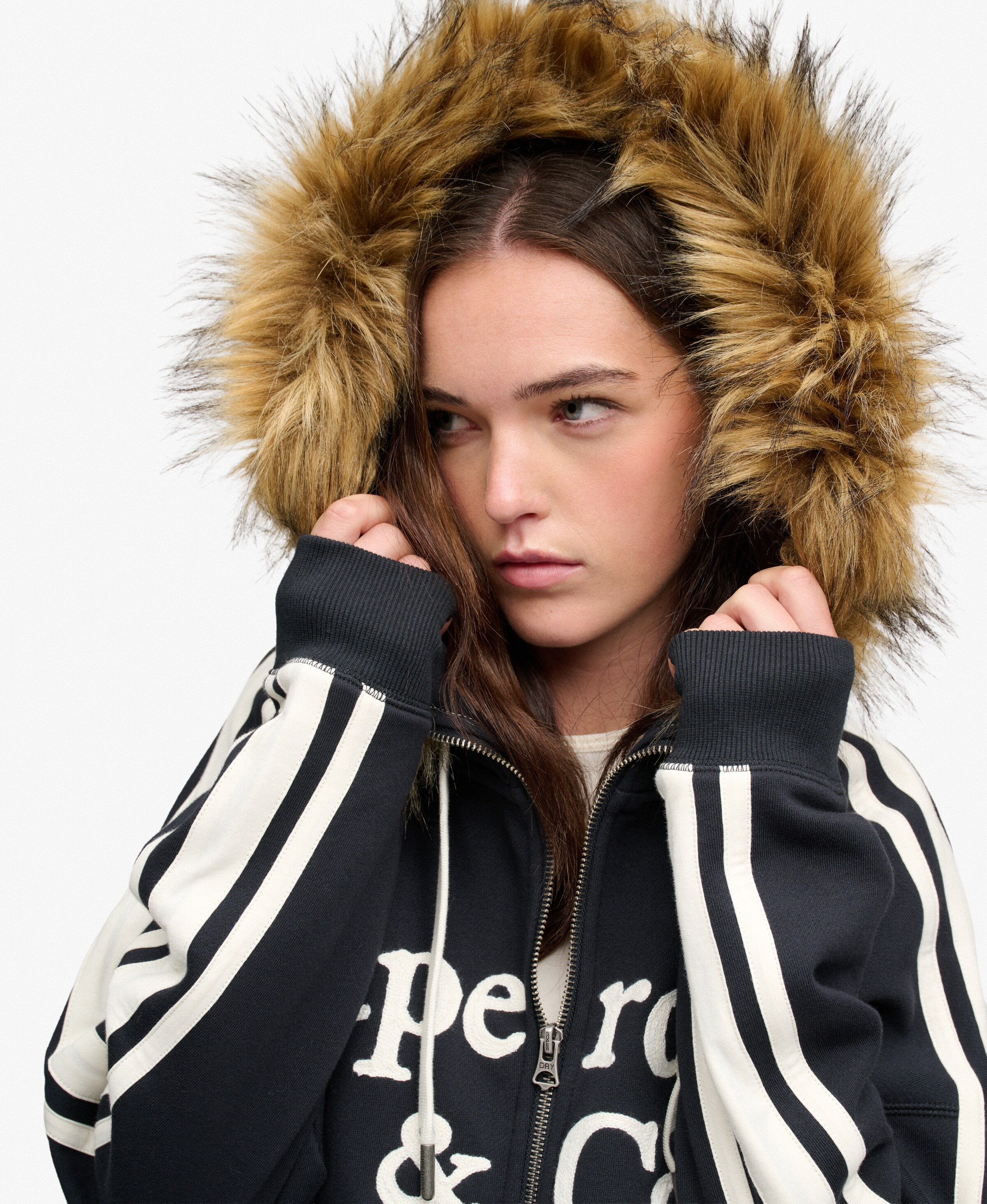 Superdry & Co Sweatvest in Blauw
