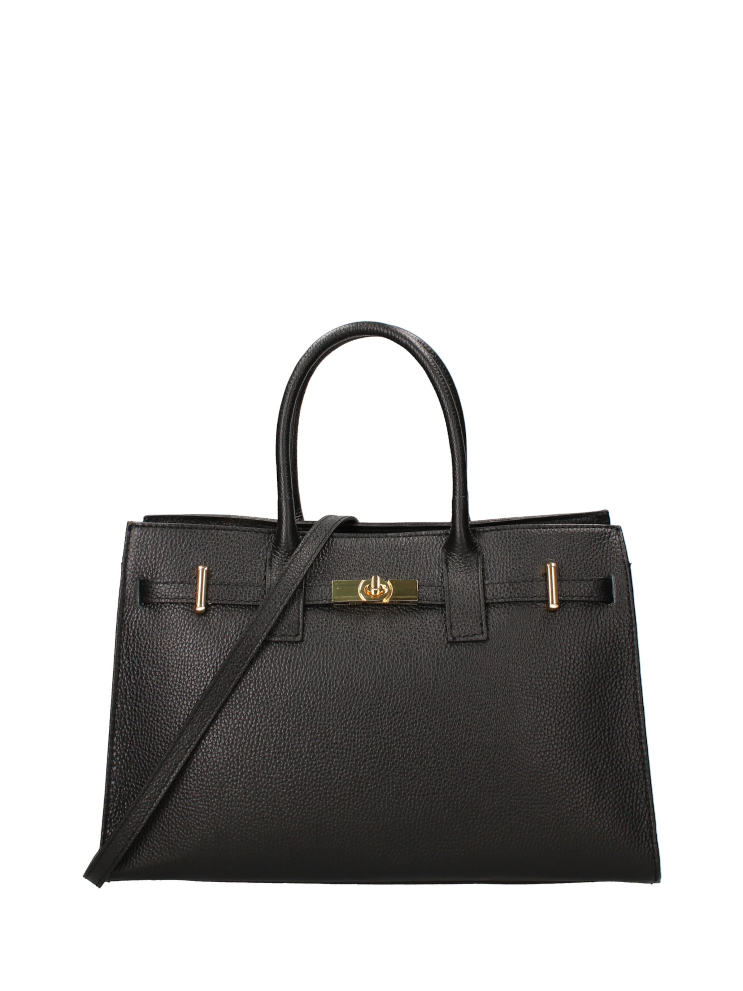 Borsa a mano di Gave Lux in nero: frontale