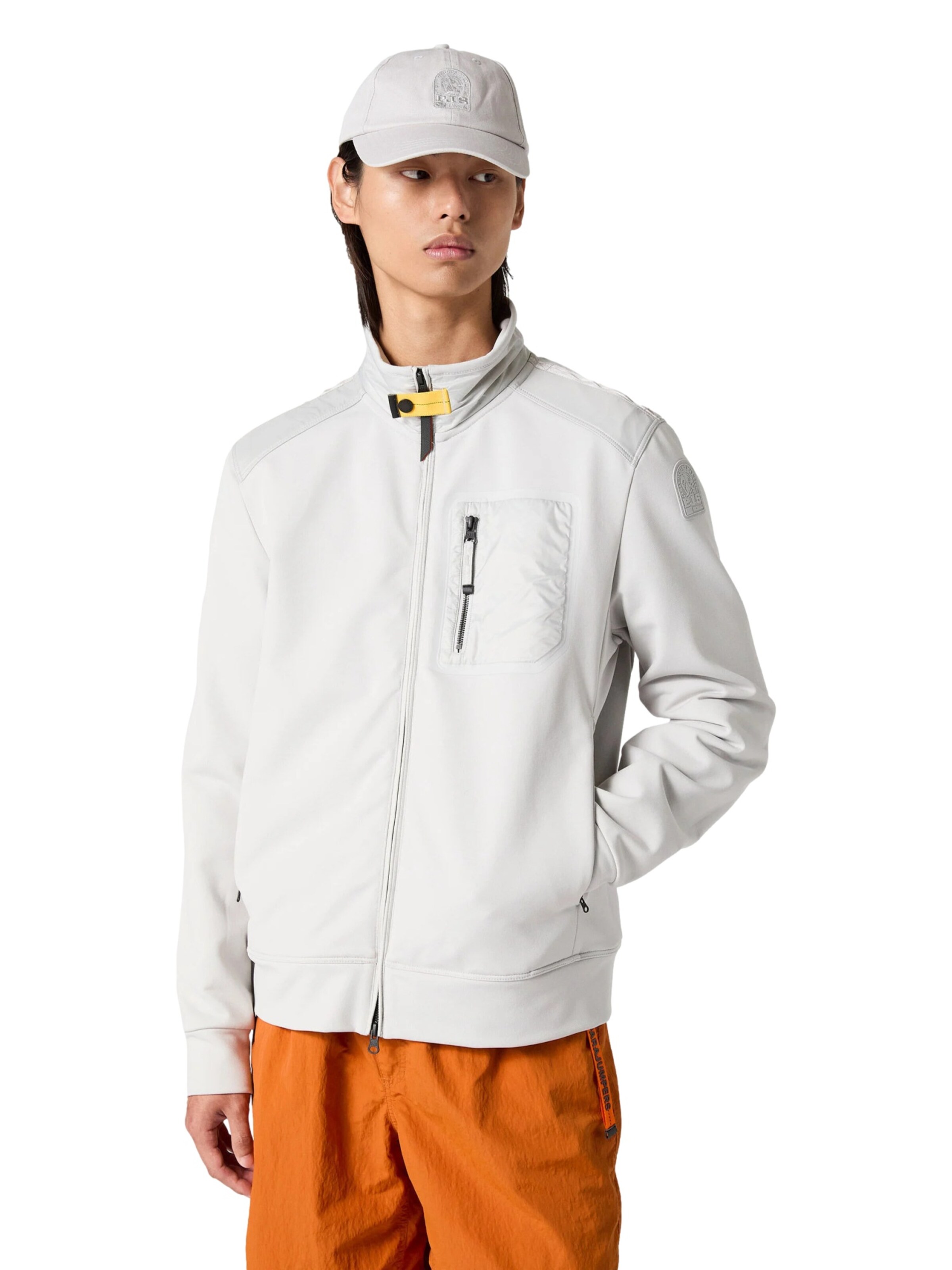 Giacca di felpa 'London' di Parajumpers in bianco: frontale